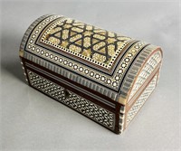 Mother of Pearl Marquetry Inlaid Box