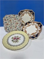 4 Decorative Plates - Royal Winton,