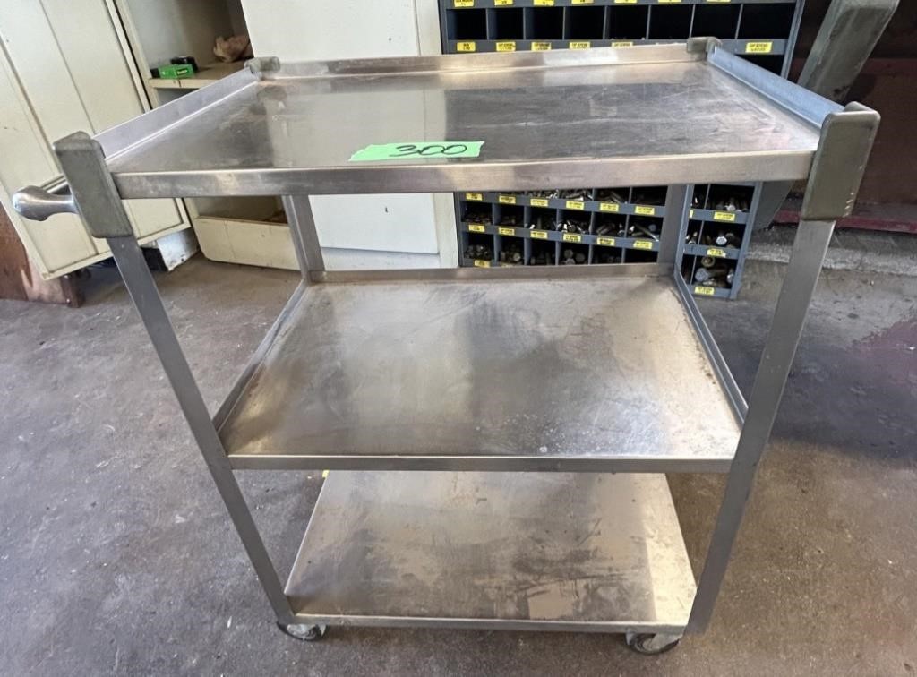 Stainless Service Cart