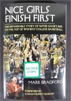 Notre Dame 'Nice Girl's Finish First' Book