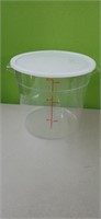 New 6 qt Food Storage Container with lid