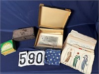 Sewing Awl kit, fashion adds, wood box