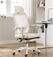 Mesh Ergonomic Office Chair with Footrest