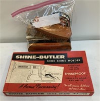 Shine-Butter in Box & Shoe Shine Supplies/Brushes