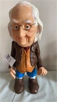 Benjamin Franklin 8 inch vinyl bank