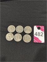 Kennedy Half Dollars (2) 1971-D (2) 1972-D, (1)...
