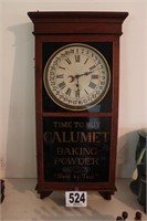 Vintage Calumet Baking Powder Wall hanging Clock