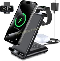 3 in 1 Wireless Charger  Black