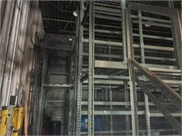 Warehouse Shelving 28 FT Long 3 Row With Post
