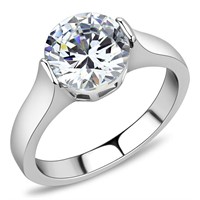 Majestic 2.75ct White Sapphire Open Gallery Ring