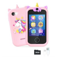 Kids Toy Phone  Unicorns Gift with Dual Camera for