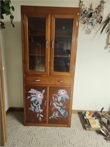 Wood Cabinet with Doors 70x31x15