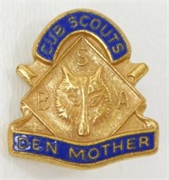 Vintage Cub Scouts Den Mother Pin