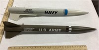 Army/Navy plastic rockets