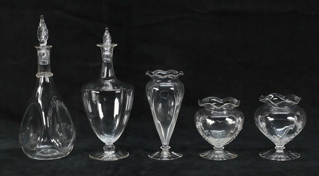 5 Pieces Venetian Style Glass