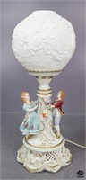 Richard Klemm Dresden Porcelain Lamp