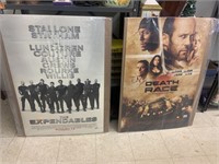 2 Cnt Movie Posters The Expendables & Death Race