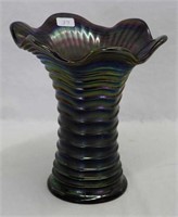 Ripple 6 1/2" vase - purple