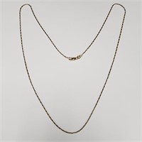 $1050  10K Yellow And White Gold 3.35G 20" Necklac
