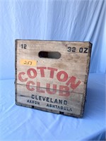 Cotton Club Wood Crate