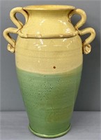 Italian Faience Amphora Jar