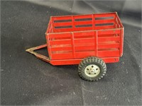 vtg Tonka Toys Metal Stake Trailer