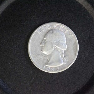 US Coins 1932-S Washington Quarter, circulated