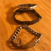 (3) Mixed Metal Link Bracelets