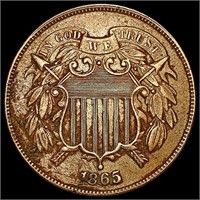 1865 Two Cent Piece CLOSELY UNCIRCULATED