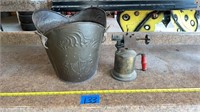 Metal watering bucket with elephant handles ,