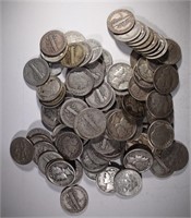 $10 FACE VALUE 90% SILVER DIMES