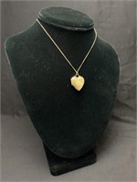 C1930 Gold Filled Locket w Chain