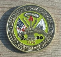Military Challenge Coin 1 1/2" US Army Medic