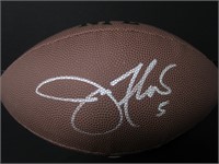 Joe Flacco signed football JSA COA