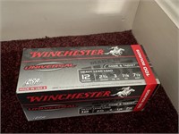 UNOPENED BOX OF 100 WINCHESTER 12 G SHOTGUN SHELLS