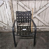 Metal Lattice Patio Chairs (5)