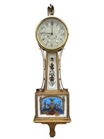 Vintage "Aarron Willard" Hull Banjo Clock