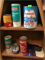 Oil collection, Kendall, bardahl, shell tin and