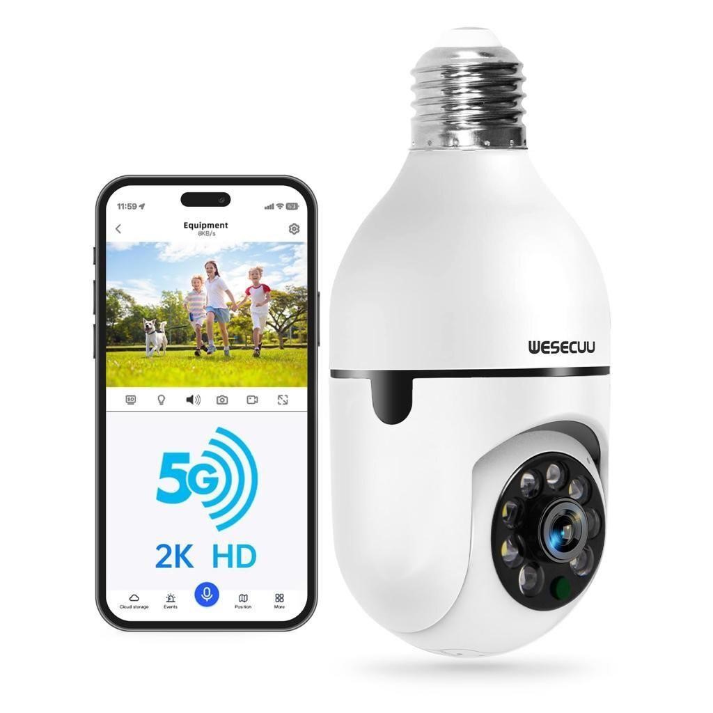 OFFSITE WESECUU Light Bulb Security Camera  5G