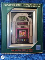 Vintage Elvis Presley stamp limited edition frame