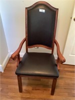 Naugahyde seat/back chair ( matches #186)