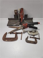 Stanley Mitre Box, Shears, C-Clamps