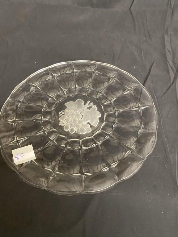 4 Clear Glass Plates