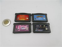 4 jeux Nintendo Game Boy Advance dont Super Slam