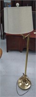 Brass floor lamp. 51"H