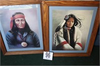 Pair of Matted & Framed Artworks(R1)