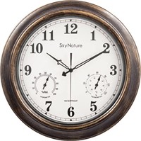 SkyNature Outdoor Clock, 18" Copper