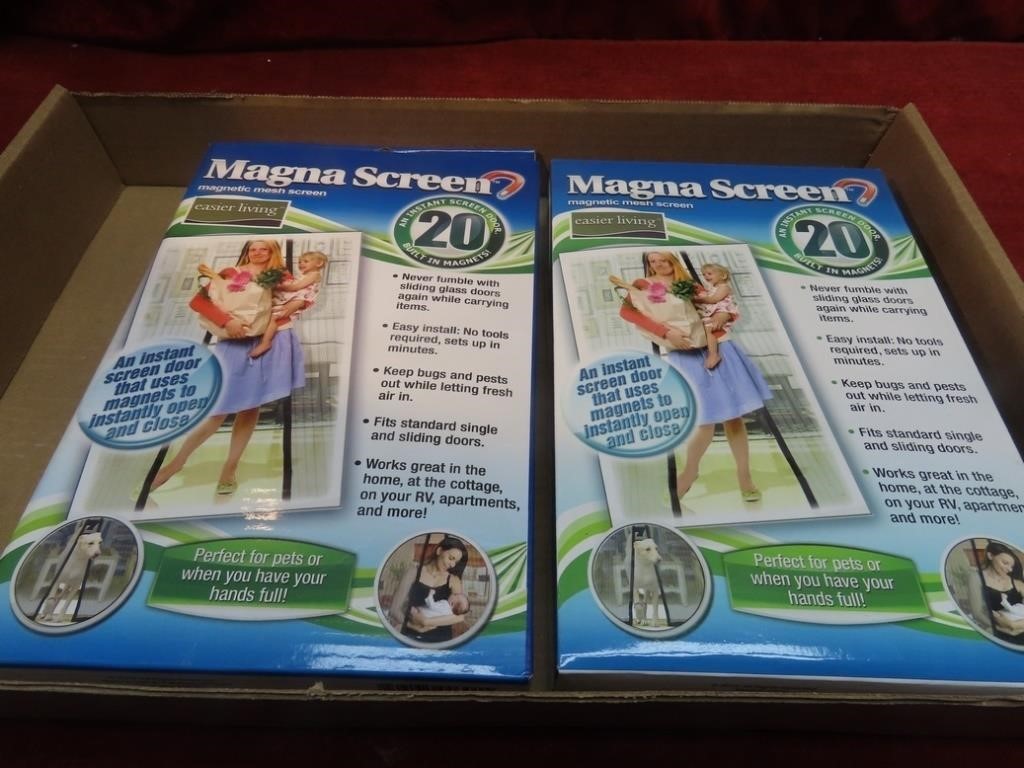 (2)New magnetic magna screens.