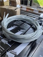 Qty 15 pcs of  8’ ft wire ropes new 3/16