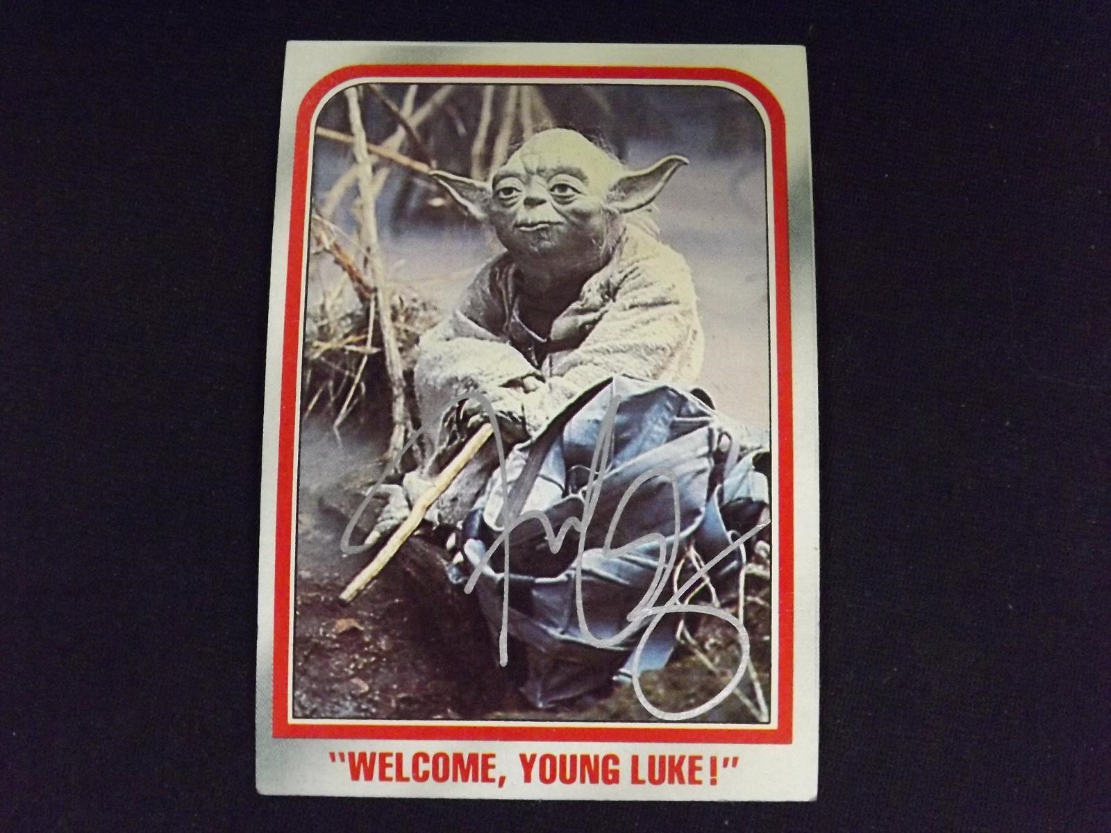 1980 TOPPS STAR WARS FRANK OZ AUTOGRAPH COA